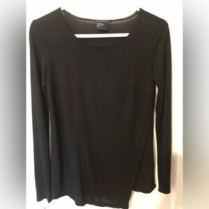 Armani Exchange long sleeve black tops